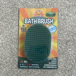 Bodhi Dog Shampoo Brush, NEW, dark green